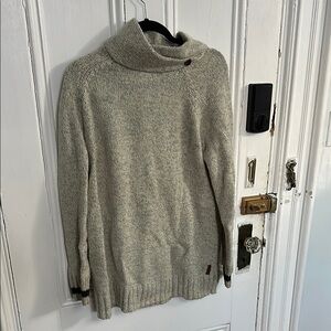Cozy Gray Turtleneck Sweater